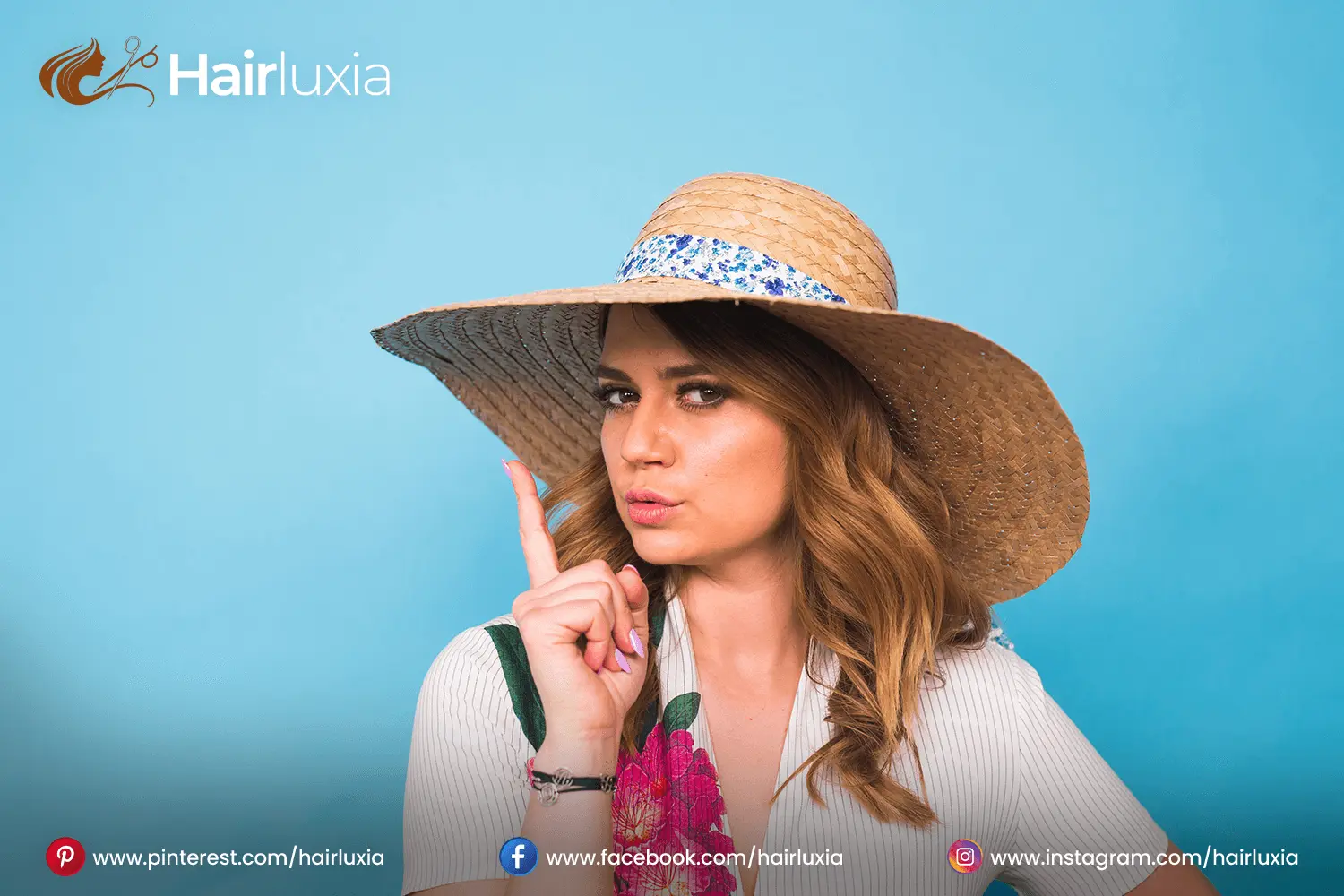 How to wear hat with long hair